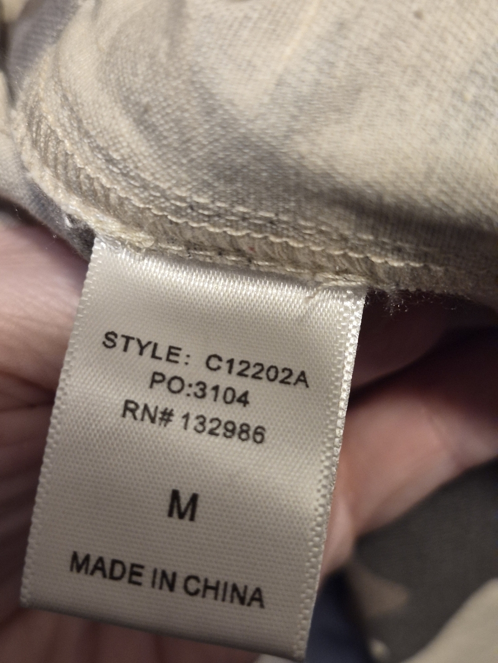Mittoshop Over-sized Snap-front Tie Camo Jacket Medium - Picture 6 of 8